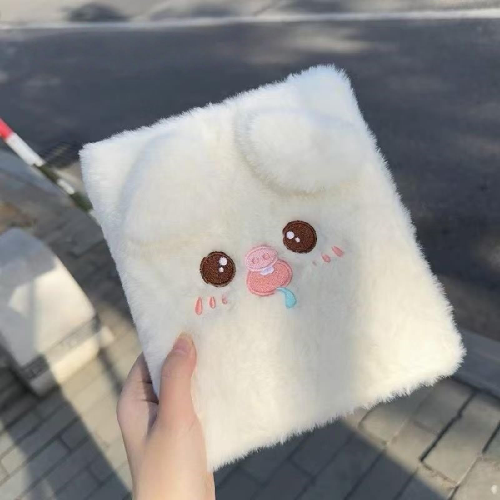A6キュートパピー ふわふわわんちゃん バインダーカバー&バインダー&リフィル リフィル10枚付】A6シール帳 シール帳A6 リフィル10枚入り バインダー